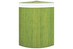 vidaXL 320764 Bamboo Corner Laundry Basket Green 60 L vidaXL 320764 Bamboo Corner Laundry Basket Green 60 L