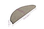 vidaXL 326900 Stair Mats Self-adhesive 15 Pcs Grey And Beige 65x21x4cm vidaXL 326900 Stair Mats Self-adhesive 15 Pcs Grey And Beige 65x21x4cm