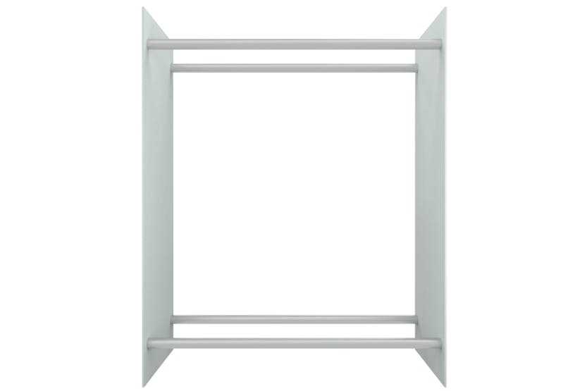 vidaXL 327471 Firewood Rack White 80x35x100cm Tempered Glass vidaXL 327471 Firewood Rack White 80x35x100cm Tempered Glass