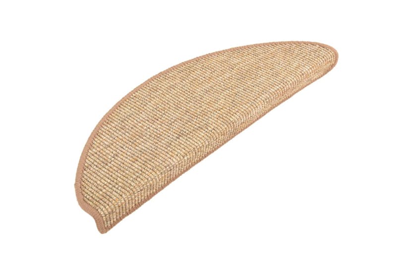 vidaXL 326904 Stair Mats Self-adhesive 15 Pcs Light Brown 65x21x4cm vidaXL 326904 Stair Mats Self-adhesive 15 Pcs Light Brown 65x21x4cm