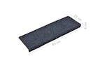 vidaXL 149732 Stair Mats 5 Pcs Needle Punch 65x21x4cm Anthracite vidaXL 149732 Stair Mats 5 Pcs Needle Punch 65x21x4cm Anthracite