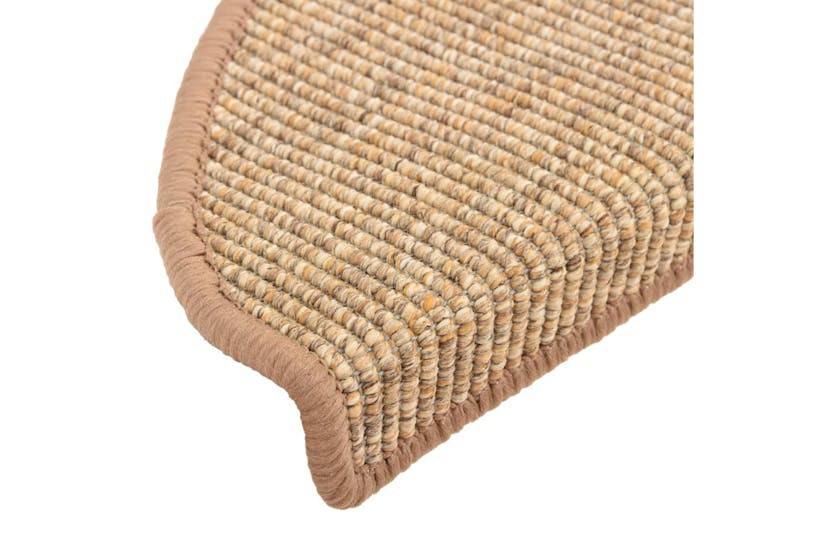 vidaXL 326904 Stair Mats Self-adhesive 15 Pcs Light Brown 65x21x4cm vidaXL 326904 Stair Mats Self-adhesive 15 Pcs Light Brown 65x21x4cm