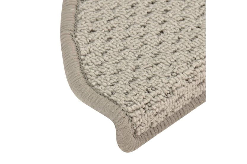 vidaXL 149899 Carpet Stair Treads 15 Pcs Light Grey 65x21x4cm vidaXL 149899 Carpet Stair Treads 15 Pcs Light Grey 65x21x4cm