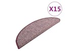 vidaXL 149910 Carpet Stair Treads 15 Pcs Purple 65x21x4cm vidaXL 149910 Carpet Stair Treads 15 Pcs Purple 65x21x4cm