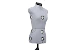vidaXL 288483 Adjustable Dress Form Female Grey S Size 33-40 vidaXL 288483 Adjustable Dress Form Female Grey S Size 33-40