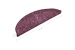 vidaXL 322384 Carpet Stair Treads 15 Pcs Dark Purple 56x17x3cm vidaXL 322384 Carpet Stair Treads 15 Pcs Dark Purple 56x17x3cm