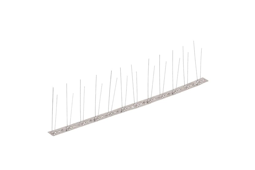 vidaXL 149130 2-row Stainless Steel Bird & Pigeon Spikes Set Of 20 10 M vidaXL 149130 2-row Stainless Steel Bird & Pigeon Spikes Set Of 20 10 M