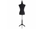 vidaXL 30028 Ladies Bust Display Black Female Mannequin Female Dress Form vidaXL 30028 Ladies Bust Display Black Female Mannequin Female Dress Form