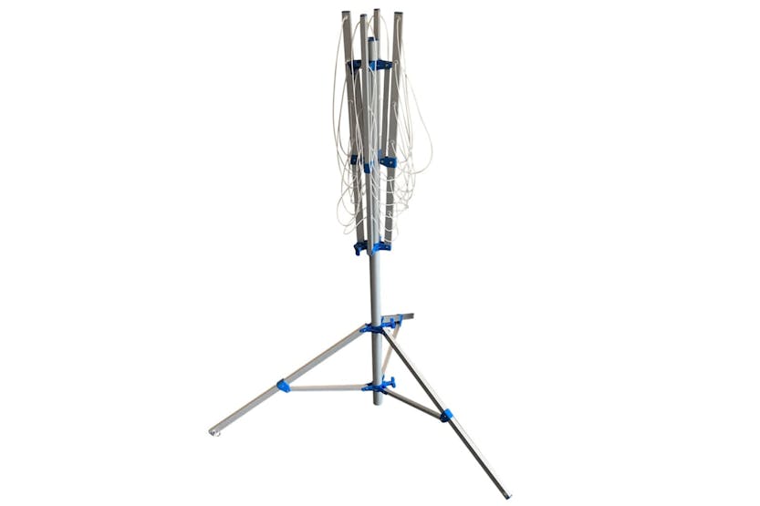 Proplus 424756 Rotary Airer With Foot Grey Metal Proplus 424756 Rotary Airer With Foot Grey Metal