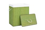 vidaXL 320754 Bamboo Laundry Basket Green 83 L vidaXL 320754 Bamboo Laundry Basket Green 83 L