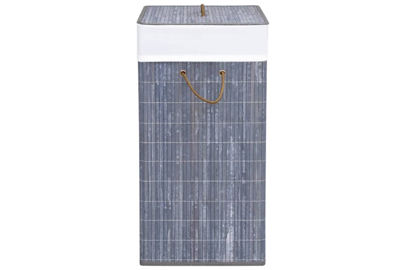 vidaXL 320742 Bamboo Laundry Basket Grey 100 L vidaXL 320742 Bamboo Laundry Basket Grey 100 L