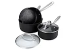 Prestige Scratch Guard Non Stick Saucepan Set | 3 Piece Prestige Scratch Guard Non Stick Saucepan Set | 3 Piece