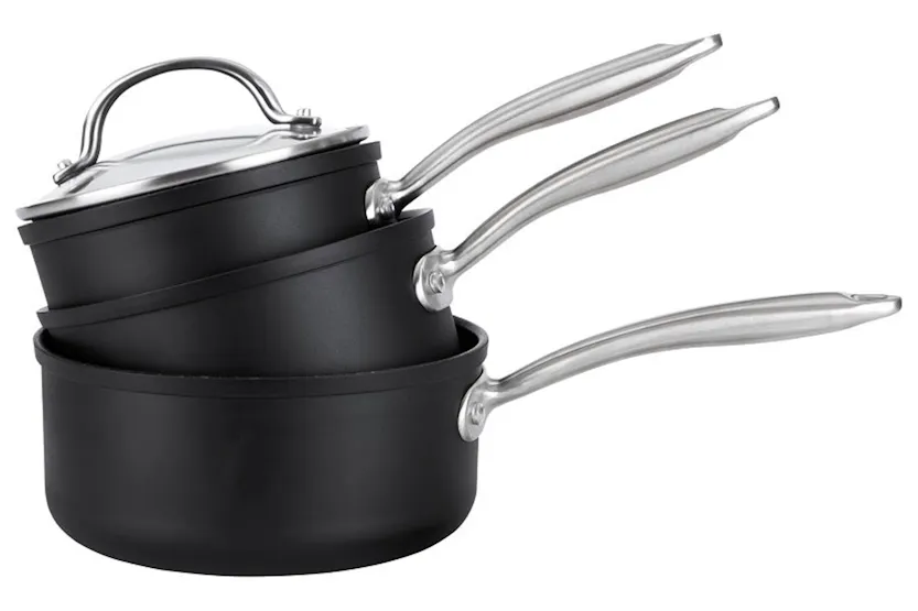 Prestige Scratch Guard Non Stick Saucepan Set | 3 Piece Prestige Scratch Guard Non Stick Saucepan Set | 3 Piece