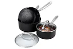 Prestige Scratch Guard Non Stick Saucepan Set | 3 Piece Prestige Scratch Guard Non Stick Saucepan Set | 3 Piece