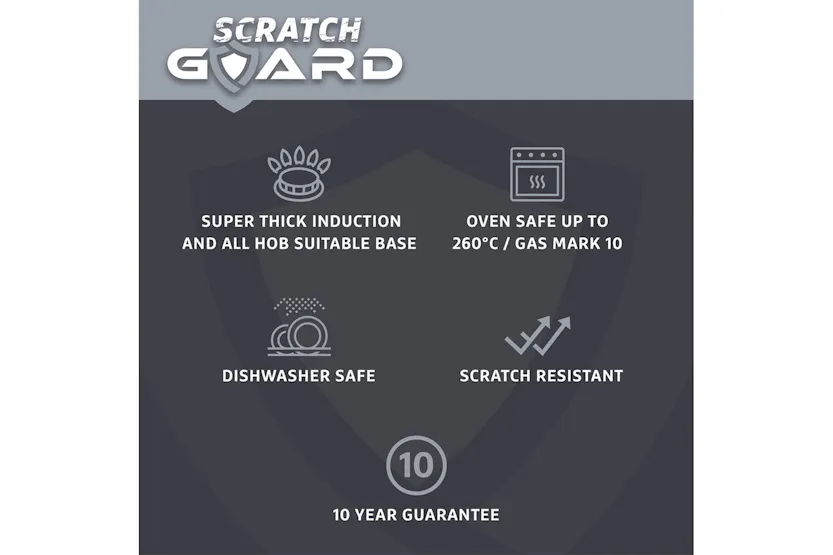 Prestige Scratch Guard Non Stick Saucepan Set | 3 Piece Prestige Scratch Guard Non Stick Saucepan Set | 3 Piece