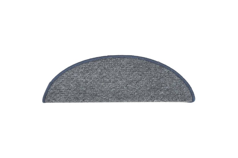 vidaXL 149892 Carpet Stair Treads 15 Pcs Blue 56x17x3cm vidaXL 149892 Carpet Stair Treads 15 Pcs Blue 56x17x3cm