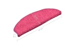 vidaXL 322381 Carpet Stair Treads 15 Pcs Pink 65x21x4cm vidaXL 322381 Carpet Stair Treads 15 Pcs Pink 65x21x4cm