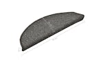 vidaXL 322368 Carpet Stair Treads 15 Pcs Dark Grey 56x17x3cm vidaXL 322368 Carpet Stair Treads 15 Pcs Dark Grey 56x17x3cm