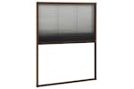 vidaXL 148654 Plisse Insect Screen For Windows Aluminium Brown 80x100cm vidaXL 148654 Plisse Insect Screen For Windows Aluminium Brown 80x100cm