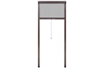 vidaXL 141574 Brown Roll Down Insect Screen For Windows 60 X 150cm vidaXL 141574 Brown Roll Down Insect Screen For Windows 60 X 150cm