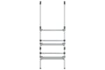 vidaXL 344383 3-tier Hanging Laundry Drying Rack Aluminium vidaXL 344383 3-tier Hanging Laundry Drying Rack Aluminium