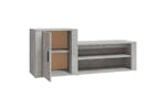 vidaXL 816748 Shoe Cabinet Concrete Grey 130x35x54cm Engineered Wood vidaXL 816748 Shoe Cabinet Concrete Grey 130x35x54cm Engineered Wood