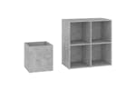 vidaXL 808255 Hall Shoe Cabinet Concrete Grey 105x35.5x70cm Engineered Wood vidaXL 808255 Hall Shoe Cabinet Concrete Grey 105x35.5x70cm Engineered Wood