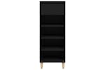 vidaXL 819773 Shoe Cabinet Black 40x36x105cm Engineered Wood vidaXL 819773 Shoe Cabinet Black 40x36x105cm Engineered Wood