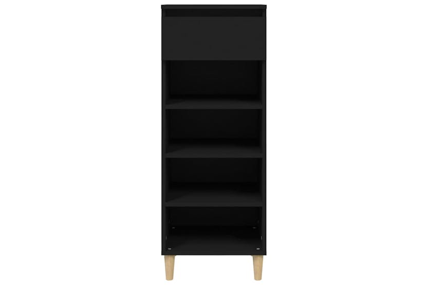 vidaXL 819773 Shoe Cabinet Black 40x36x105cm Engineered Wood vidaXL 819773 Shoe Cabinet Black 40x36x105cm Engineered Wood
