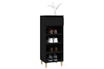 vidaXL 819773 Shoe Cabinet Black 40x36x105cm Engineered Wood vidaXL 819773 Shoe Cabinet Black 40x36x105cm Engineered Wood