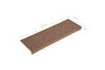 vidaXL 326196 Carpet Stair Treads 15 Pcs 65x21x4cm Brown vidaXL 326196 Carpet Stair Treads 15 Pcs 65x21x4cm Brown