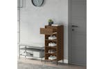 vidaXL 819787 Shoe Rack Brown Oak 40x36x105cm Engineered Wood vidaXL 819787 Shoe Rack Brown Oak 40x36x105cm Engineered Wood
