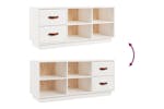 vidaXL 820178 Shoe Bench White 100x34x45cm Solid Wood Pine vidaXL 820178 Shoe Bench White 100x34x45cm Solid Wood Pine