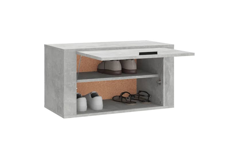 vidaXL 821016 Wall-mounted Shoe Cabinet Concrete Grey 70x35x38cm Engineered Wood vidaXL 821016 Wall-mounted Shoe Cabinet Concrete Grey 70x35x38cm Engineered Wood