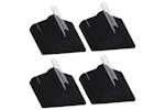 vidaXL 289922 100 Pcs Clothes Hanger Set Anti-slip Black Velvet vidaXL 289922 100 Pcs Clothes Hanger Set Anti-slip Black Velvet