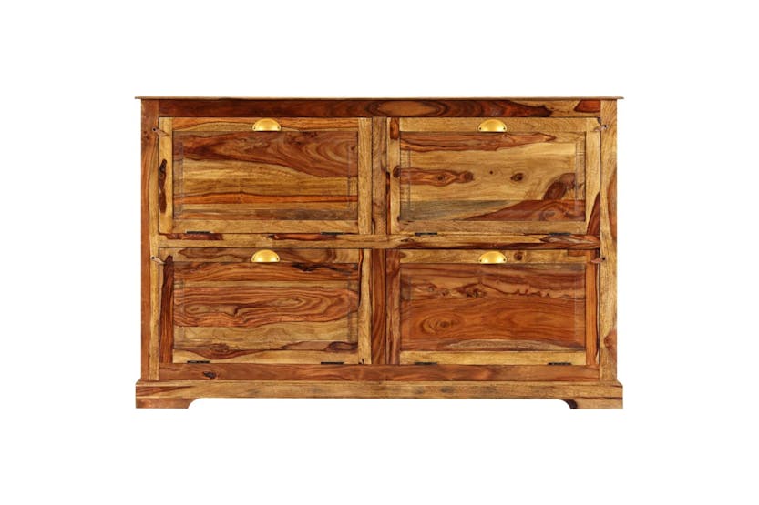 vidaXL 248107 Shoe Cabinet 140x35x90cm Solid Sheesham Wood vidaXL 248107 Shoe Cabinet 140x35x90cm Solid Sheesham Wood