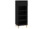 vidaXL 819773 Shoe Cabinet Black 40x36x105cm Engineered Wood vidaXL 819773 Shoe Cabinet Black 40x36x105cm Engineered Wood