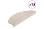 vidaXL 133890 Carpet Stair Treads 15 Pcs Taupe 65x24x4cm vidaXL 133890 Carpet Stair Treads 15 Pcs Taupe 65x24x4cm