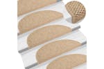 vidaXL 326867 Stair Mats Self-adhesive Sisal-look 15 Pcs 56x17x3cm Sand vidaXL 326867 Stair Mats Self-adhesive Sisal-look 15 Pcs 56x17x3cm Sand