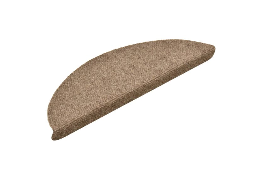 vidaXL 322354 Self-adhesive Stair Mats 15 Pcs Cream 56x17x3cm Needle Punch vidaXL 322354 Self-adhesive Stair Mats 15 Pcs Cream 56x17x3cm Needle Punch