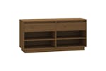 vidaXL 814447 Shoe Cabinet Honey Brown 110x34x52cm Solid Wood Pine vidaXL 814447 Shoe Cabinet Honey Brown 110x34x52cm Solid Wood Pine