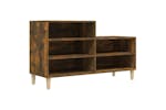 vidaXL 819729 Shoe Cabinet Smoked Oak 102x36x60cm Engineered Wood vidaXL 819729 Shoe Cabinet Smoked Oak 102x36x60cm Engineered Wood