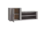 vidaXL 816750 Shoe Cabinet Grey Sonoma 130x35x54cm Engineered Wood vidaXL 816750 Shoe Cabinet Grey Sonoma 130x35x54cm Engineered Wood