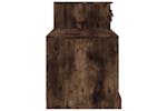 vidaXL 816421 Shoe Cabinet Smoked Oak 100x42x60cm Engineered Wood vidaXL 816421 Shoe Cabinet Smoked Oak 100x42x60cm Engineered Wood