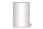 vidaXL 243047 Shoe Cabinet 3-layer Mirror Oak 63x17x102.5cm vidaXL 243047 Shoe Cabinet 3-layer Mirror Oak 63x17x102.5cm