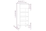 vidaXL 819782 Shoe Rack High Gloss White 40x36x105cm Engineered Wood vidaXL 819782 Shoe Rack High Gloss White 40x36x105cm Engineered Wood