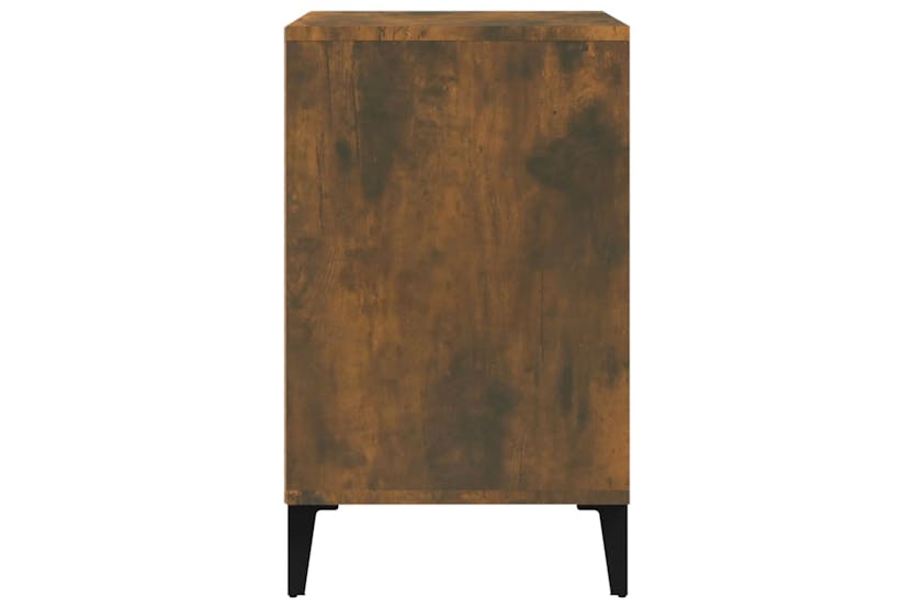 vidaXL 819737 Shoe Cabinet Smoked Oak 102x36x60cm Engineered Wood vidaXL 819737 Shoe Cabinet Smoked Oak 102x36x60cm Engineered Wood