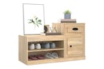 vidaXL 816419 Shoe Cabinet Sonoma Oak 100x42x60cm Engineered Wood vidaXL 816419 Shoe Cabinet Sonoma Oak 100x42x60cm Engineered Wood