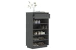 vidaXL 813552 Shoe Cabinet Grey 60x34x105cm Solid Wood Pine vidaXL 813552 Shoe Cabinet Grey 60x34x105cm Solid Wood Pine