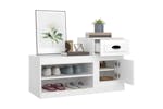 vidaXL 816416 Shoe Cabinet White 100x42x60cm Engineered Wood vidaXL 816416 Shoe Cabinet White 100x42x60cm Engineered Wood